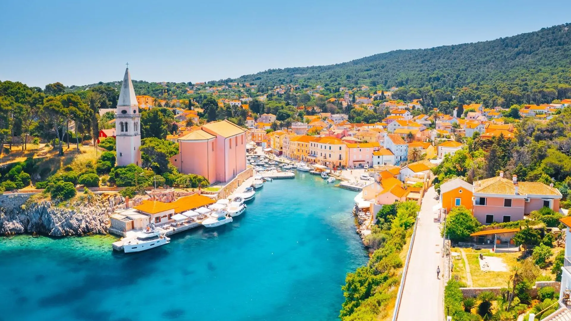 Astra 1 Veli Losinj Harbour View - Happy Rentals Apartment